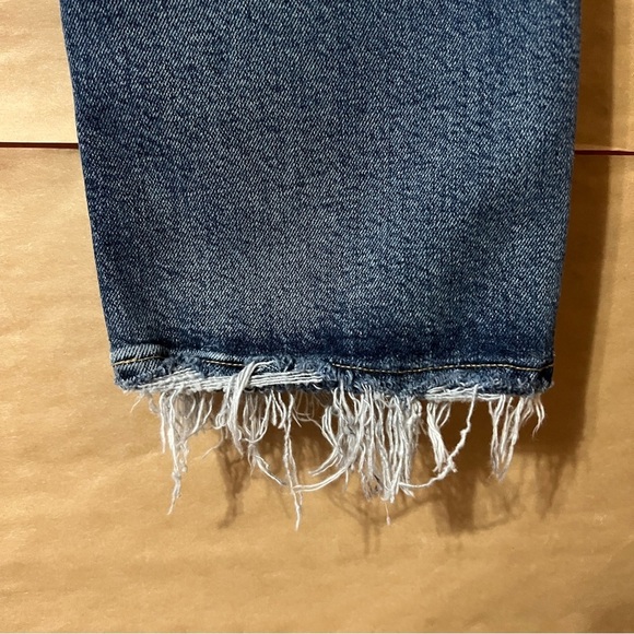Agolde | High Rise Stovepipe Jeans Straight Leg Denim Captivate Size 25 - Picture 10 of 13